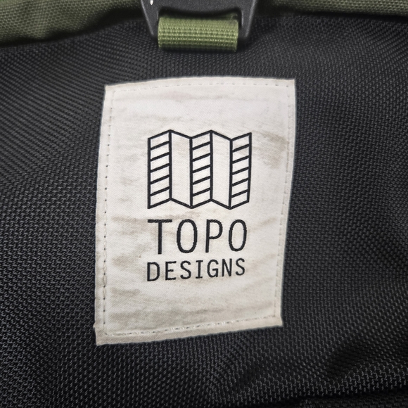 Topo Designs Green and Black Backpack - Picture 7 of 10